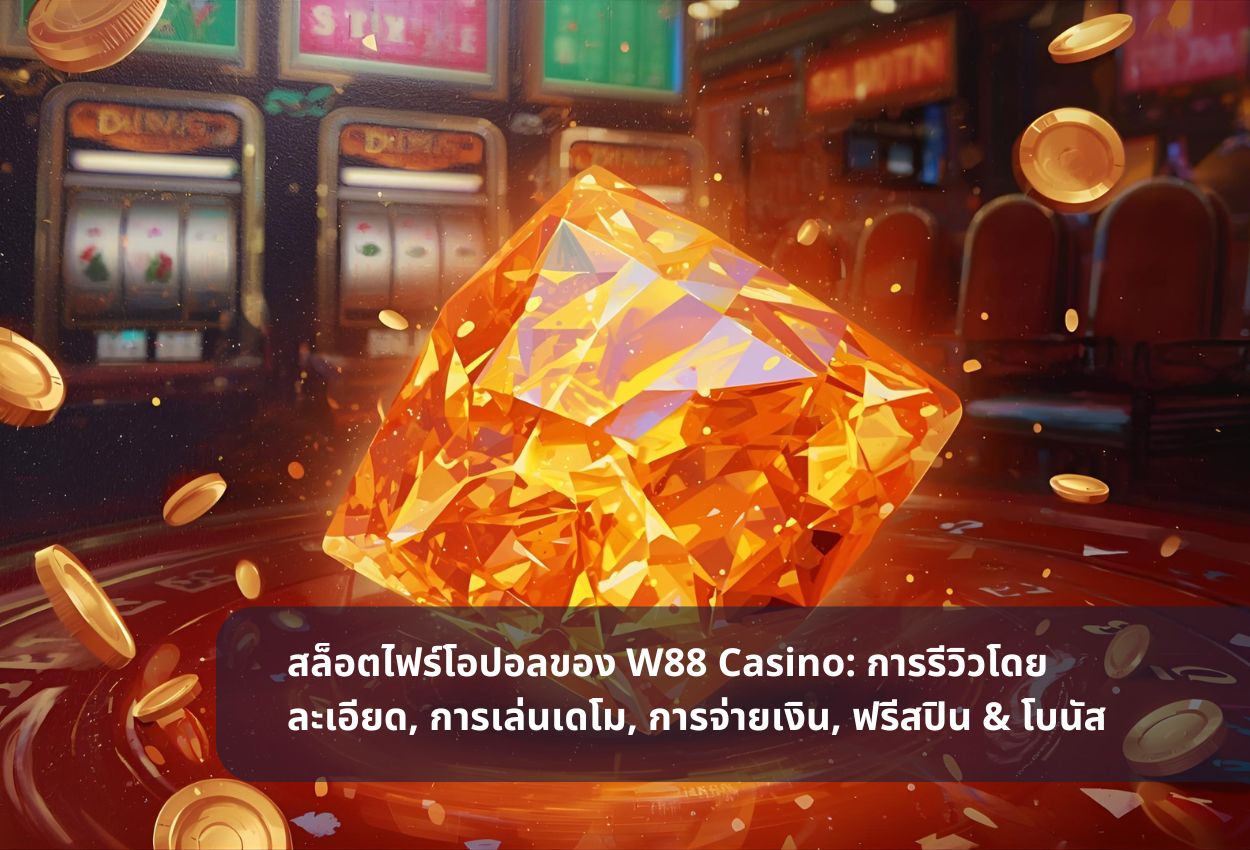สล็อตไฟร์โอปอลของ W88 Casino: การรีวิวโดยละเอียด, การเล่นเดโม, การจ่ายเงิน, ฟรีสปิน & โบนัส
